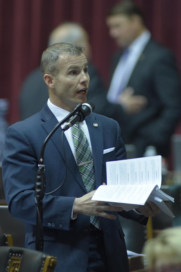 Representative Rick Brattin (photo; Tim Bommel, Missouri House Communications)